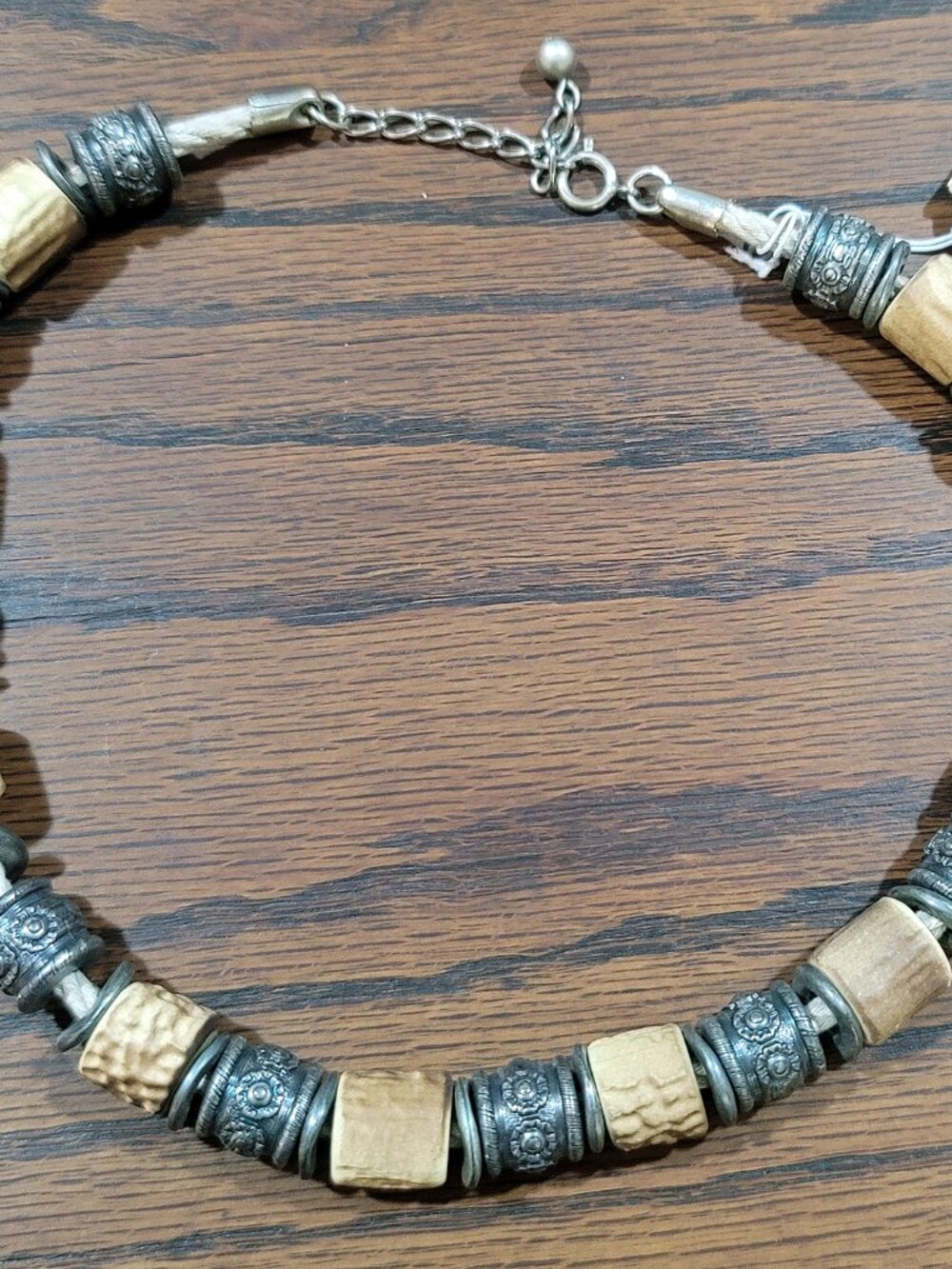 Drum Beaded Fashion Necklace